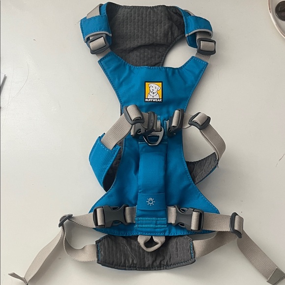 Ruffwear Blue and Gray Small Dog Harness - Picture 1 of 4